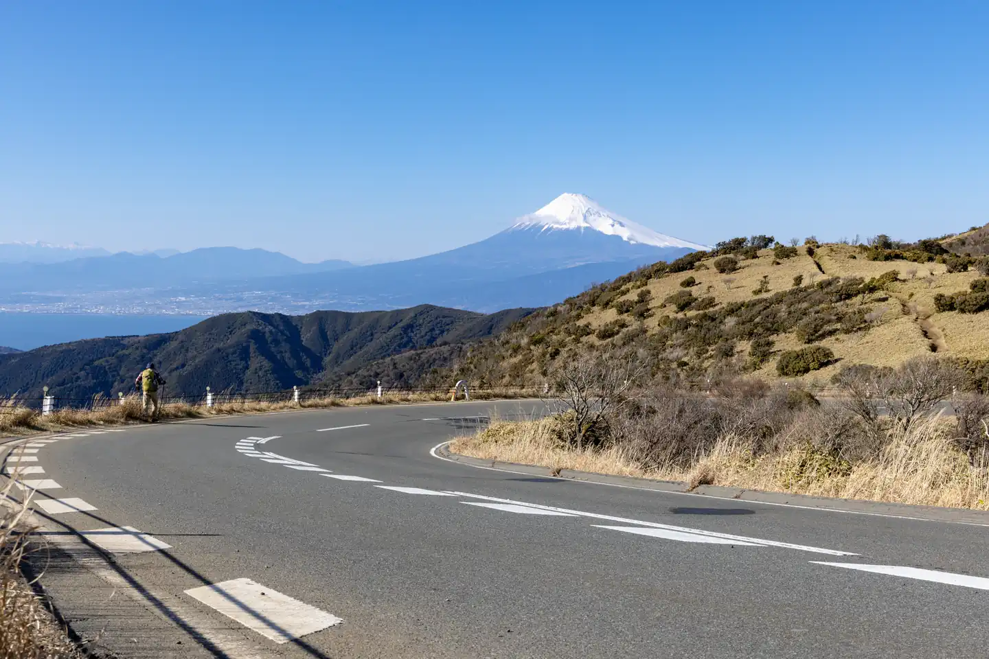 西伊豆スカイライン路上见到的富士山