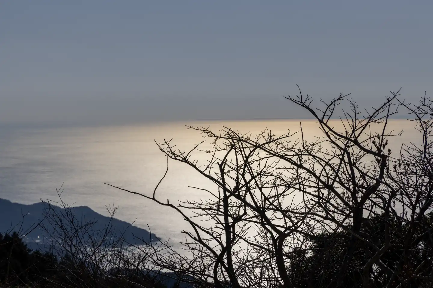 在土肥停车场看海